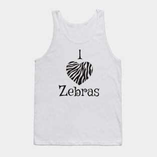 I love zebras Tank Top